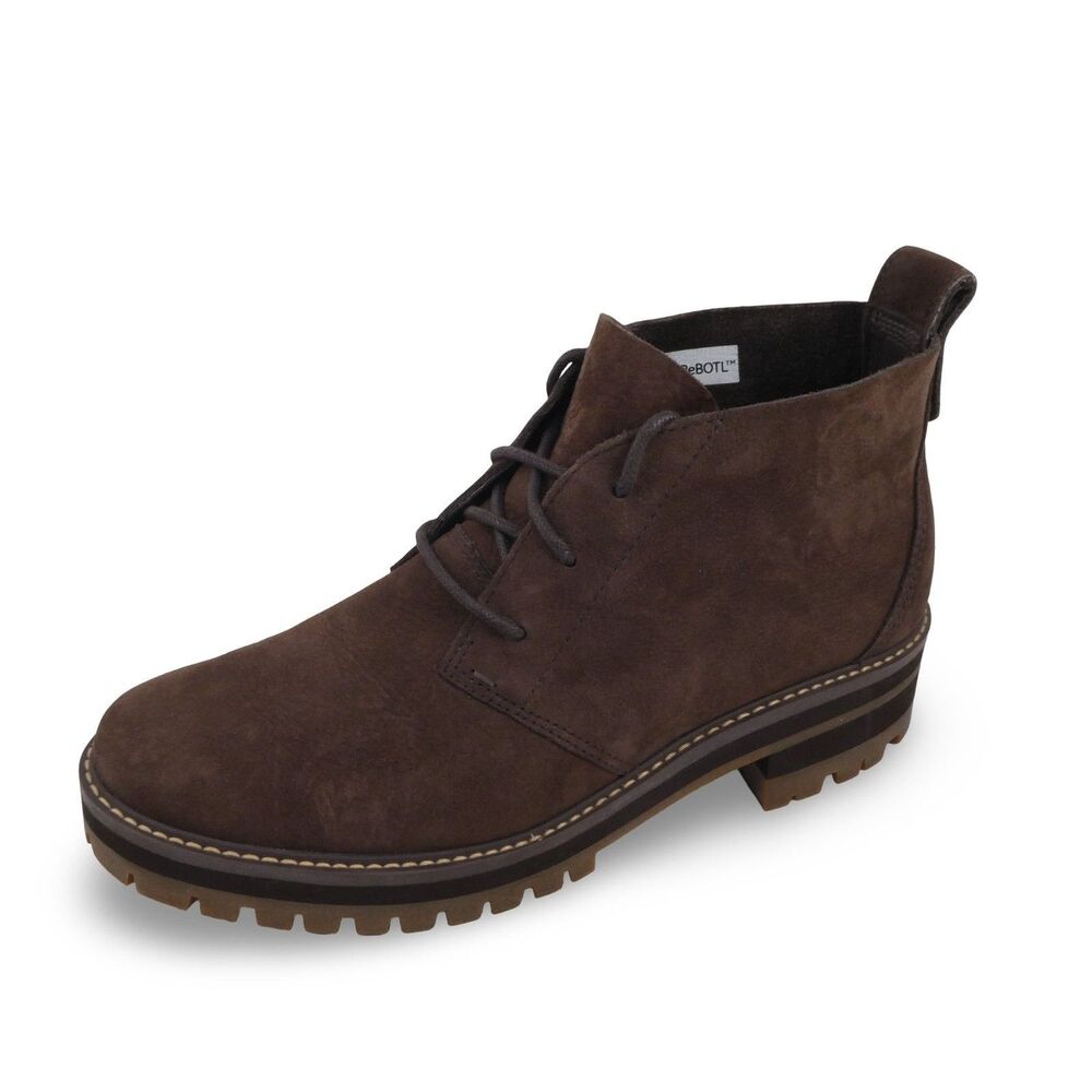 Timberland Women 9 Courmayeur Valley Desert Lug Sole Boot Brown Premium Leather
